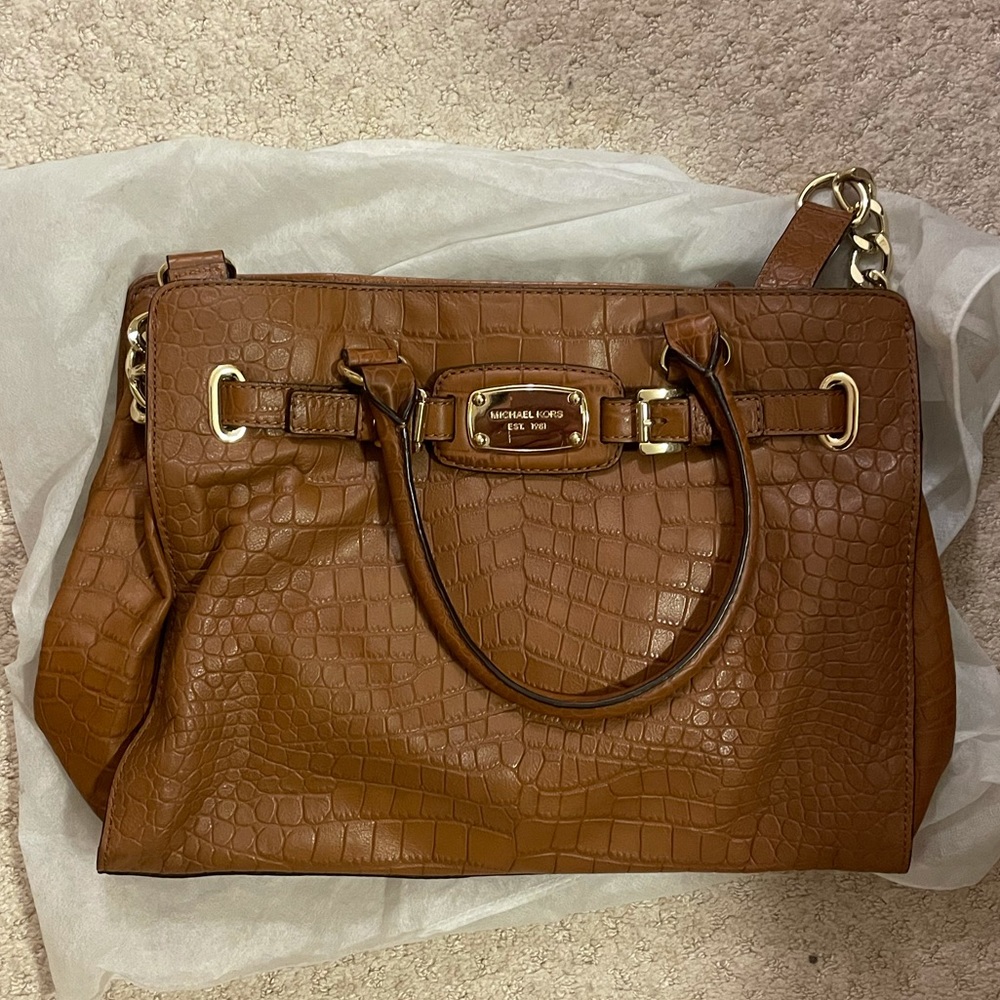 Michael Kors Croc Embossed Tote